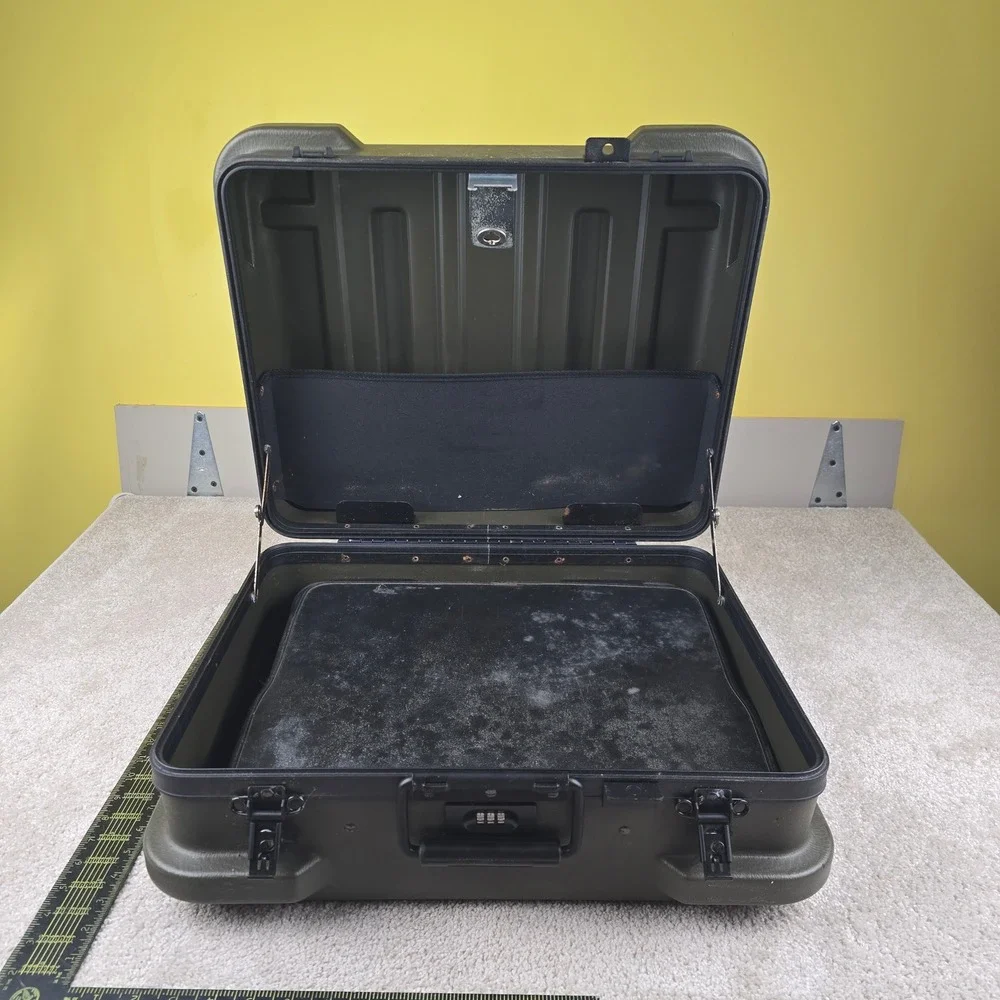 Jensen Tool Case Olive Drab Hard Shell Technician Briefcase Combination Lock
